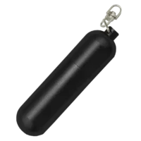 Black Cylinder USB Stick