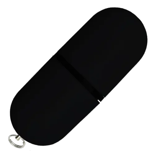 Black Flat Pod USB Stick