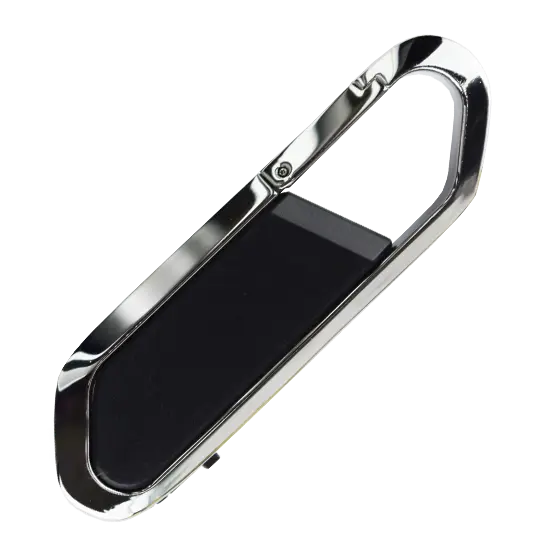 Black Mini Carabiner USB Stick