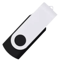 Black Twister Duo White USB Stick