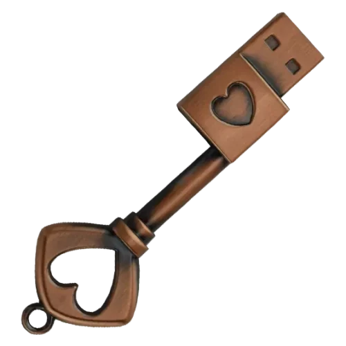 Bronze Vintage Key USB Stick