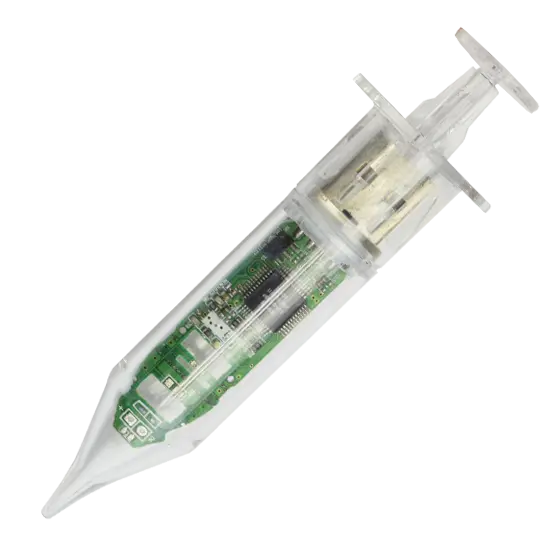 Clear Syringe USB Stick