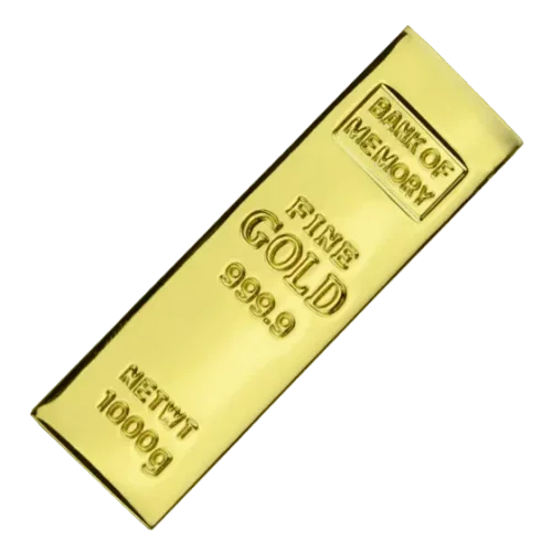 Gold Mini Gold Bullion USB Stick