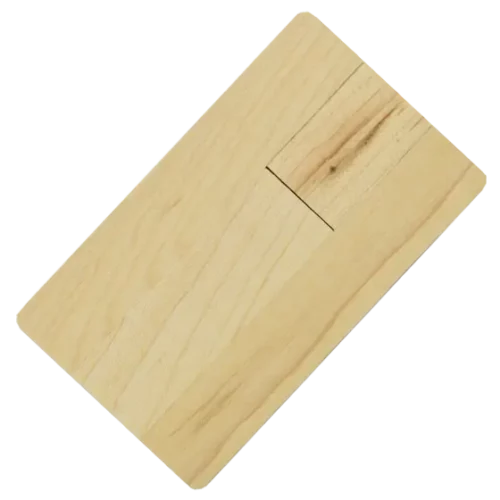 Light Wooden Card USB Stick