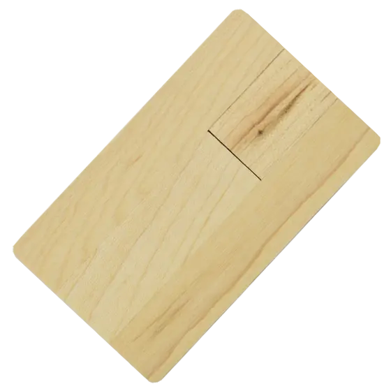 Light Wooden Card USB Stick