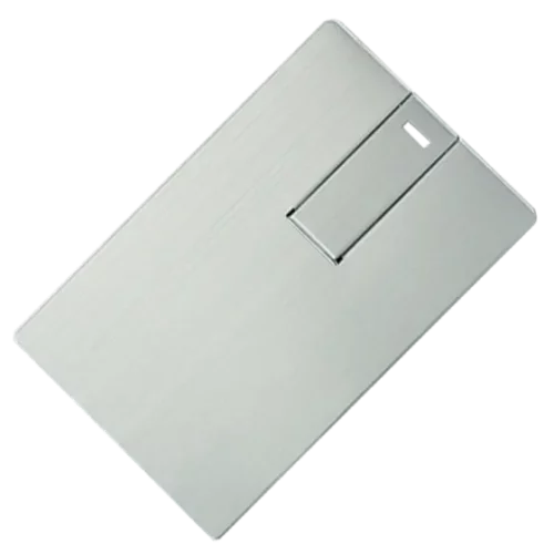 Silver Alloy Card USB Stick