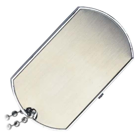 Silver Dog Tag USB Stick