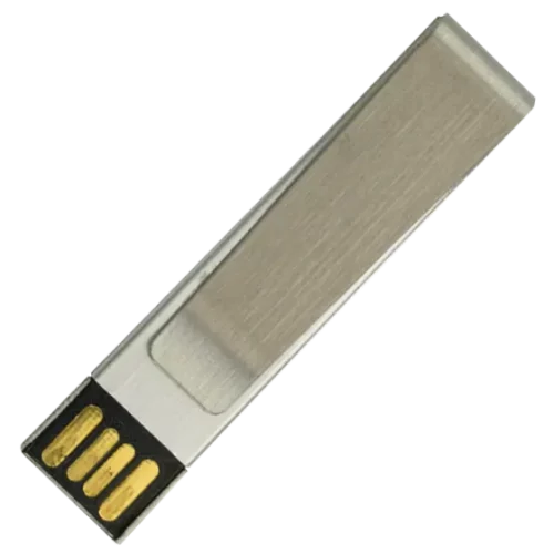 Silver Money Clip USB Stick