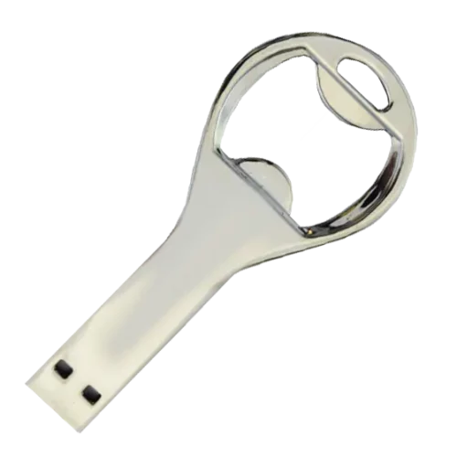 Silver Retro Bottle Opener USB Stick