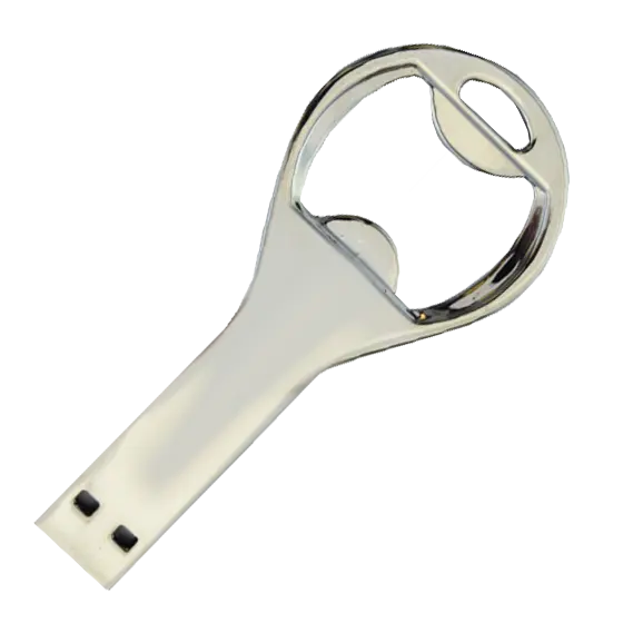 Silver Retro Bottle Opener USB Stick