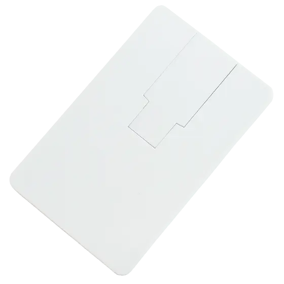 White Credit Card USB Stick