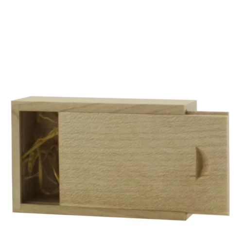 Light Wooden Slide USB Gift Box