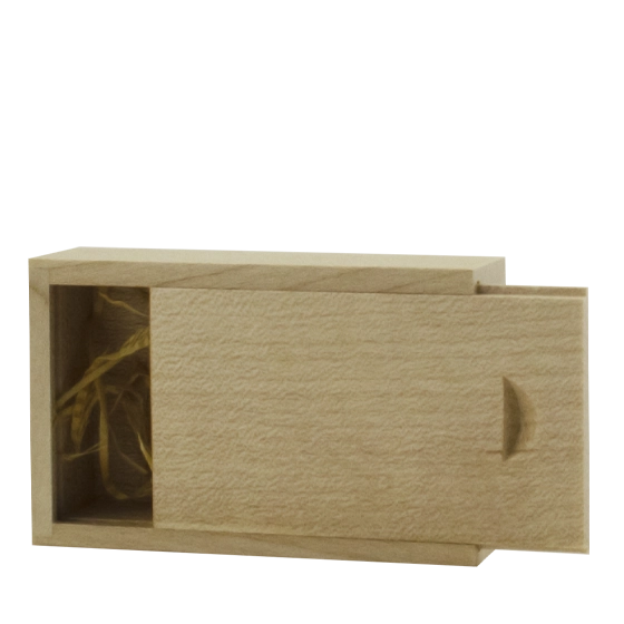 Light Wooden Slide USB Gift Box